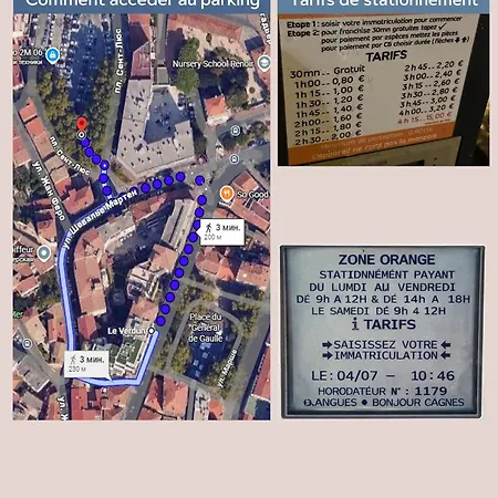 Apartmán De Gaulle 2 Pieces сentral *